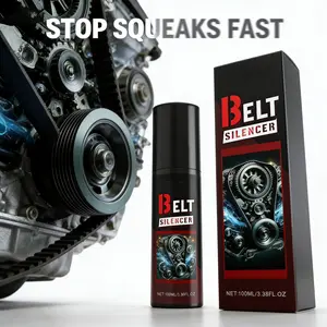 100ml Car Belt Noise Spray – Automotive Belt Dressing & Silencer | Advanced Anti-Aging Friction Reducer to Prolong Belt Life | Stop Squeaks Instantly