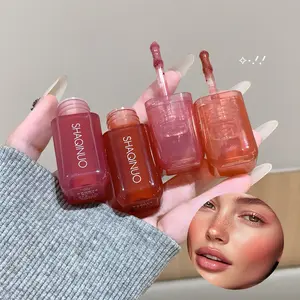 Light Mist Blush Liquid, Lightweight Moisturizing Hydrating Smooth Finish, Glossy Non-Sticky, Full Color Matte Effect, Holiday Gift