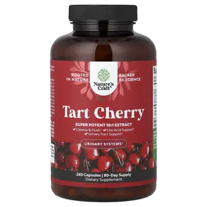 Nature's Craft Tart Cherry, 240 Capsules (250 mg per Capsule)