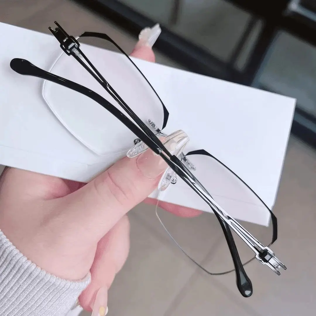 Elegant Reading Glasses for Men and Women, Slim Metal Frame, Ideal for Extended Reading and Close-Up Tasks
