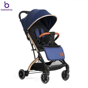 [tiktokshopmemorialday]  Baobaohao QZ1-Baby Stroller – Wider Cabin for Easy Outings, Seats & Lays Flat, Full Wind Protection, Breathable Mesh for Summer, Lightweight & Foldable, Suitable for Newborns to Age 3