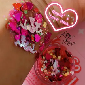 CUPID’S LOVE “PINK” MERMAID JELLY (FACE/BODY/HAIR) GLITTER GEL