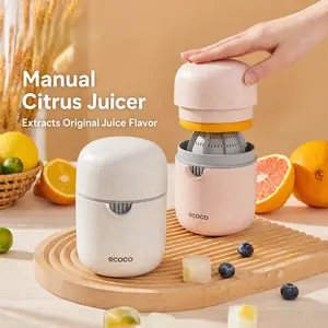 Manual Fruit Juicer - Small Orange Juice Extractor, Portable, Electricity-Free Home Supplies Organiser