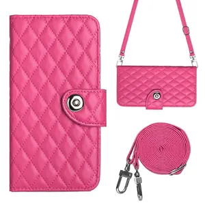 For Samsung A57 A37 A36 A56 A55 A54 A53 A52 A50 A42 A22 A17 A16 A15 A14 A13 A12 Wallet Case, RFID Blocking PU Leather Handbag Purse Flip Cover, Kickstand Folio Case with Card Slots Holder Wrist Strap Lanyard