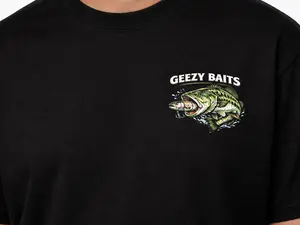 Geezy Baits - “Feed the Giant” spotted bass graphic T Shirt