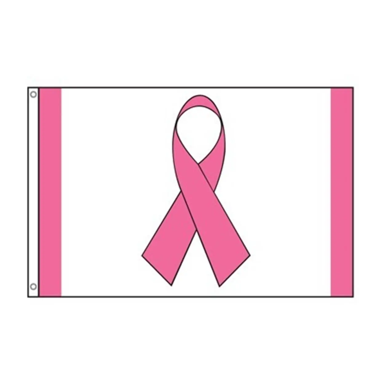 Annin Flagmakers 2774 2x3 ft. Nylon-Glo Ribbon Flag, Pink Banner for Home & Festive Party Backdrops