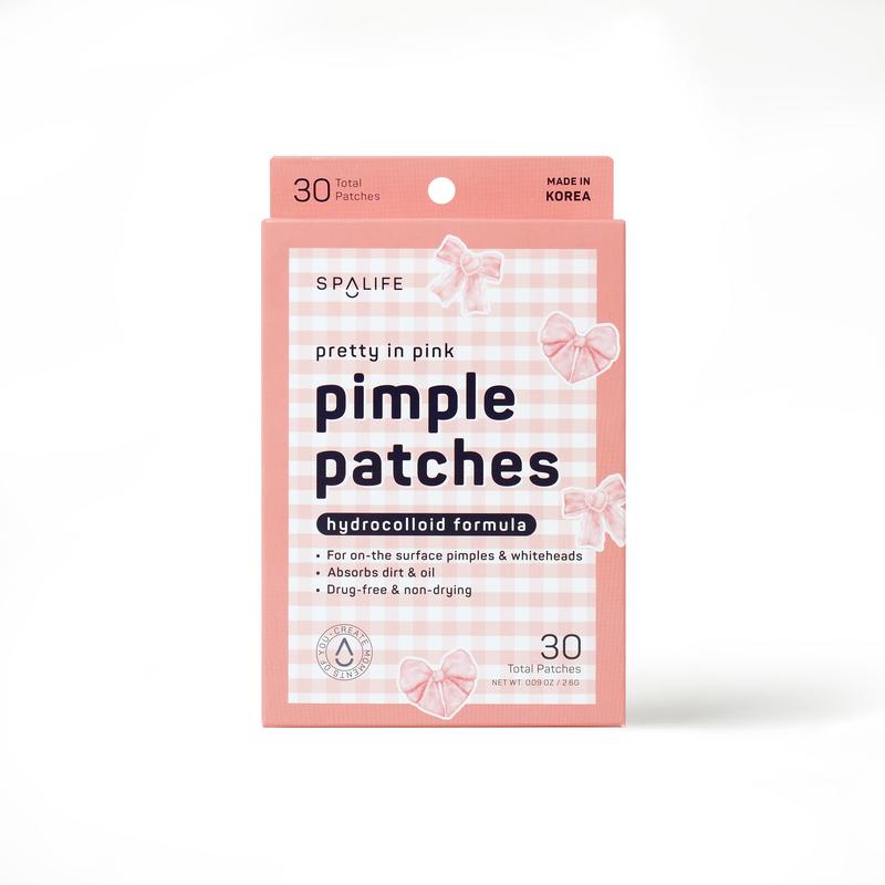 Pretty in Pink Pimple Patches -  Hydrocolloid Formula for Acne, Spots, Redness and Inflammation -  30 Count Skincare Acne