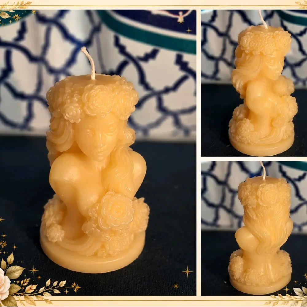 Floral Goddess  Candle