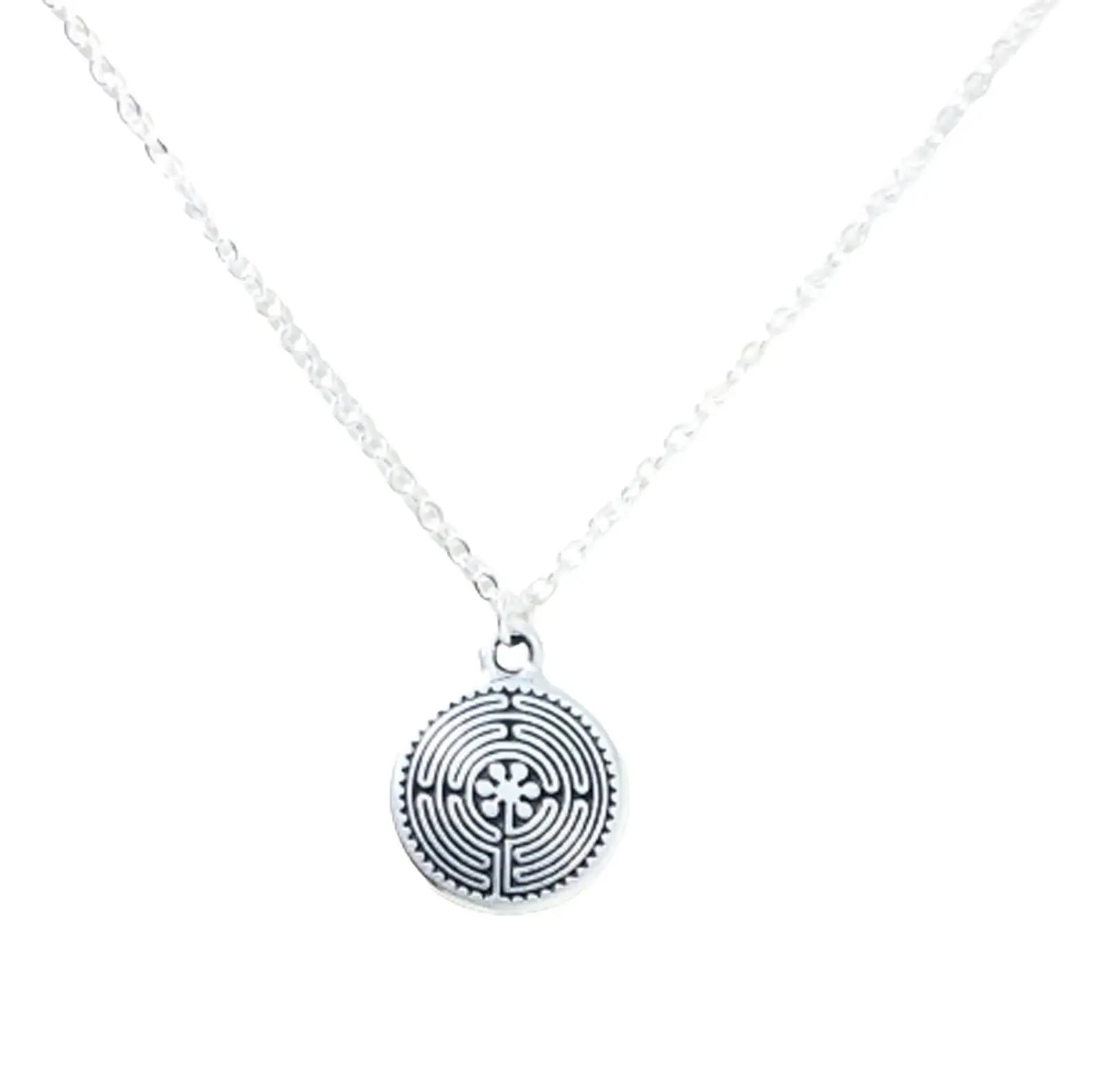 The Labyrinth Pendant Necklace