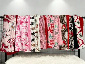 Christmas Minky Print kids Blanket