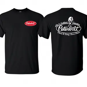 Peterbilt Skull T-Shirt, Grunge Graphic Design, Trucking Culture Tee, For Diesel Lovers & Truckers, Gift for Long Haul Drivers