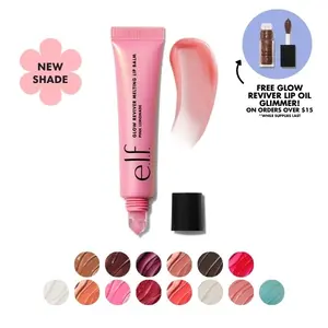 e.l.f. Glow Reviver Melting Lip Balm, Hydrating Lip Balm High-Gloss Shine and Buildable Color 15.4mL
