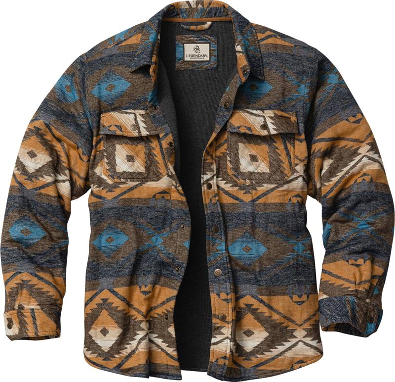 Legendary Whitetails Men's Archer Thermal Lined Flannel Shirt Jacket
