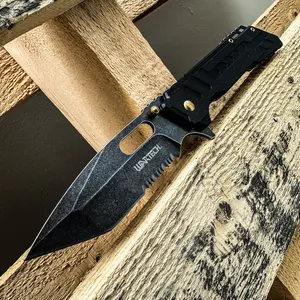 8.5” Outdoors Man Bushcraft Hunting Tactical EDC Everyday Pocket Knife, Camping Gear Folding Knife, Survival Tool Accessories, Father’s Day Gift, Birthday Gift, Christmas Gift