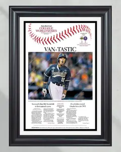 2014 Vanderbilt Commodores' Historic NCAA World Series Victory UnFramed Newspaper