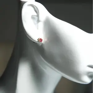 SD Ruby Red Earring Stud (small)
