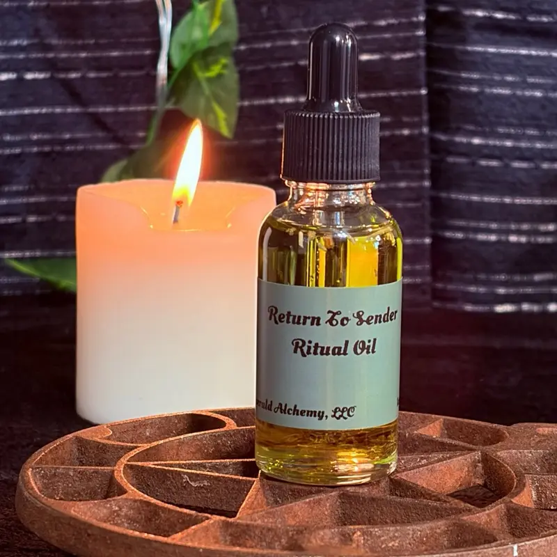 Return to Sender Ritual Oil | Protection & Reversal Oil | 1 oz Glass Dropper