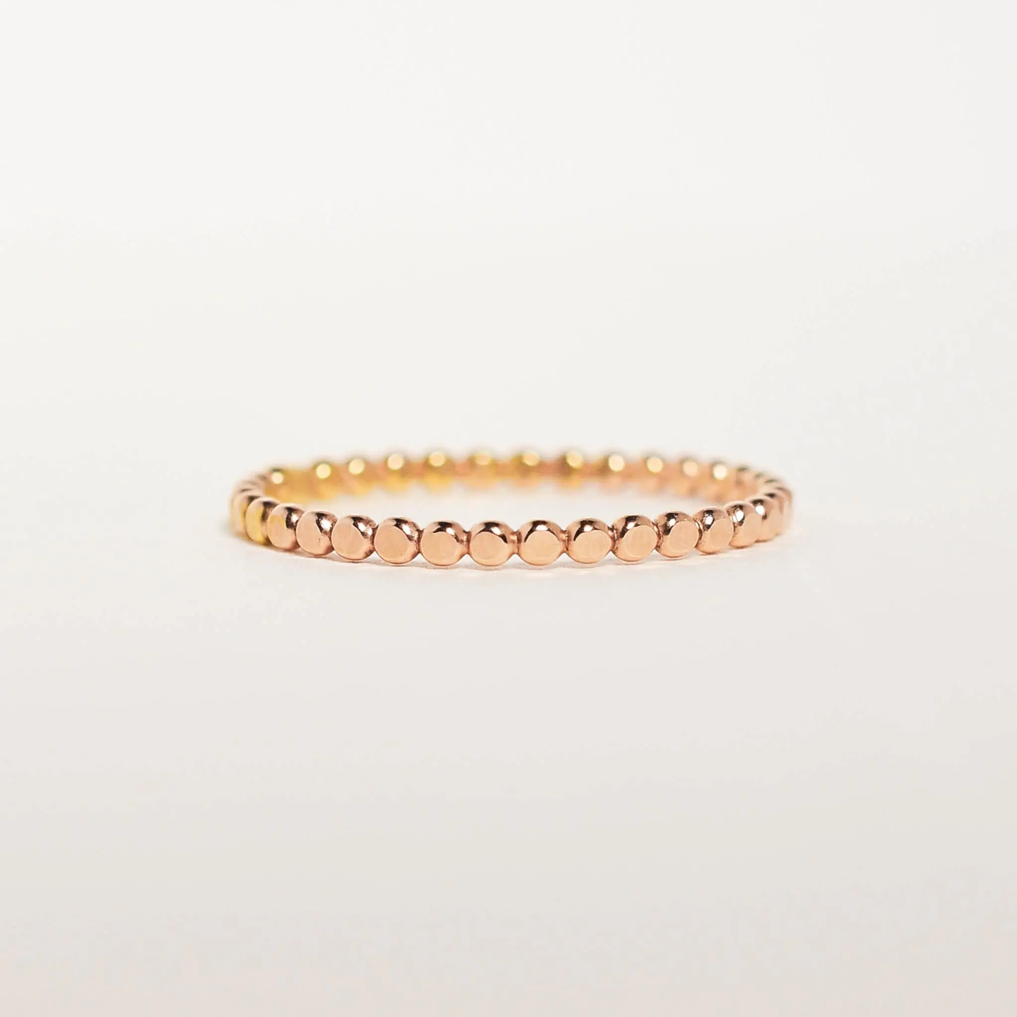 Flat Beaded Ring