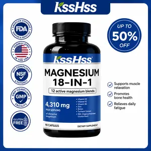 Magnesium Complex for Night Cramps, Sleep Quality & Gut Comfort | Daily Magnesium Support for Men & Women