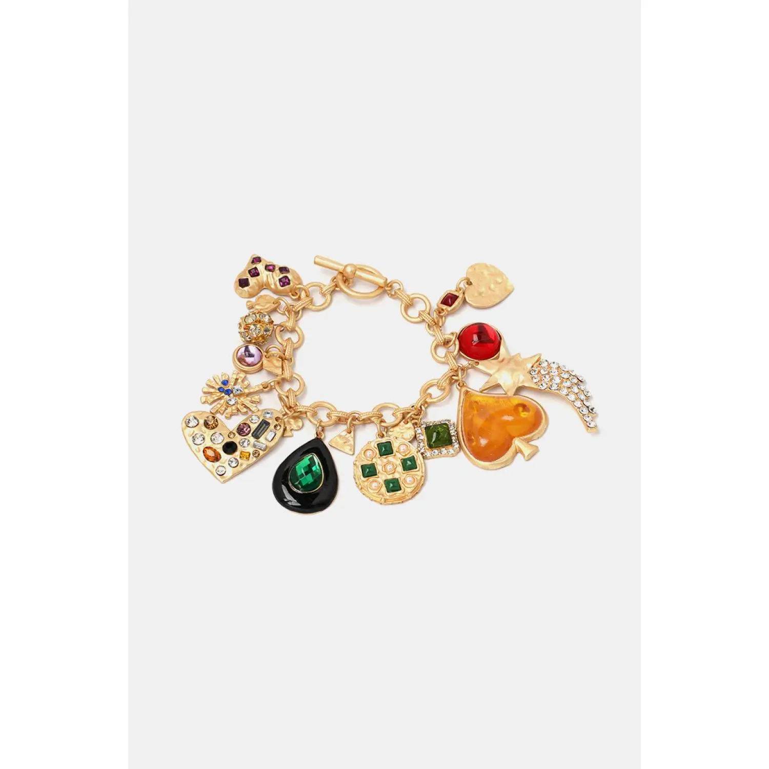 Multi Charm Resin Bracelet Multi Charm Resin Bracelet