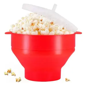 1pc Silicone Popcorn Mold, Essential for Home Use, Microwave Safe, Perfect for Parties and Events, Easy to Use Popcorn Maker