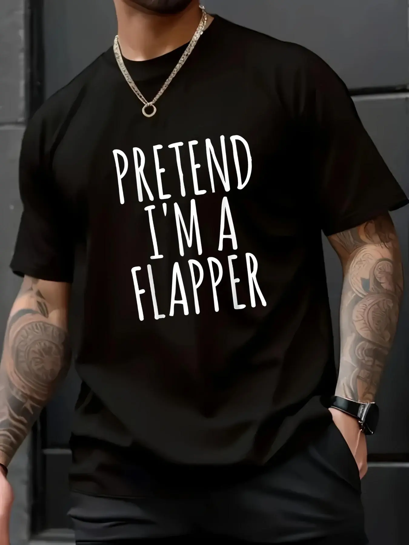 100% Cotton Unisex Funny Lazy Halloween Costume PRETEND I'M A FLAPPER Women Mom T-Shirt， men's autumn short-sleeved shirt, featuring maple leaf and Thanksgiving Halloween prints