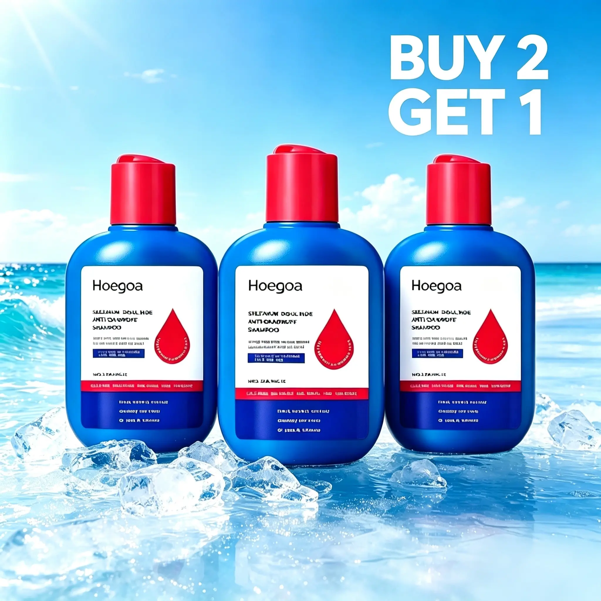 【BUY 2 GET 1】3-bottle pack Selenium Disulfide Hair Care Shampoo Oil Control Refreshing Anti-Dandruff Anti-itch Scalp Cleansing Shampoo use 3-5 time Anti Dandruff Haircare Antidandruff Haircare.