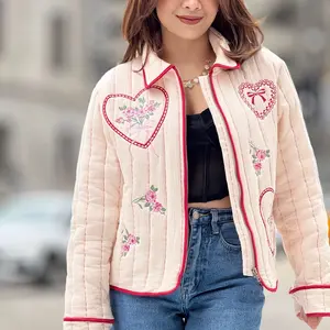 SWEATHEART Bows Jacket - Casual Coat for Women, Versatile Style, Ideal for Everyday Wear - Womenswear, Tops, Coats