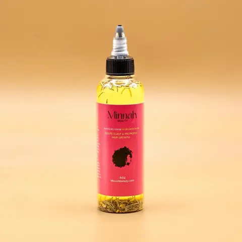 Herbal Rosemary Chebe (4 oz) Hair Growth Oil - Nourishing Scalp and Hair Care - Comfort