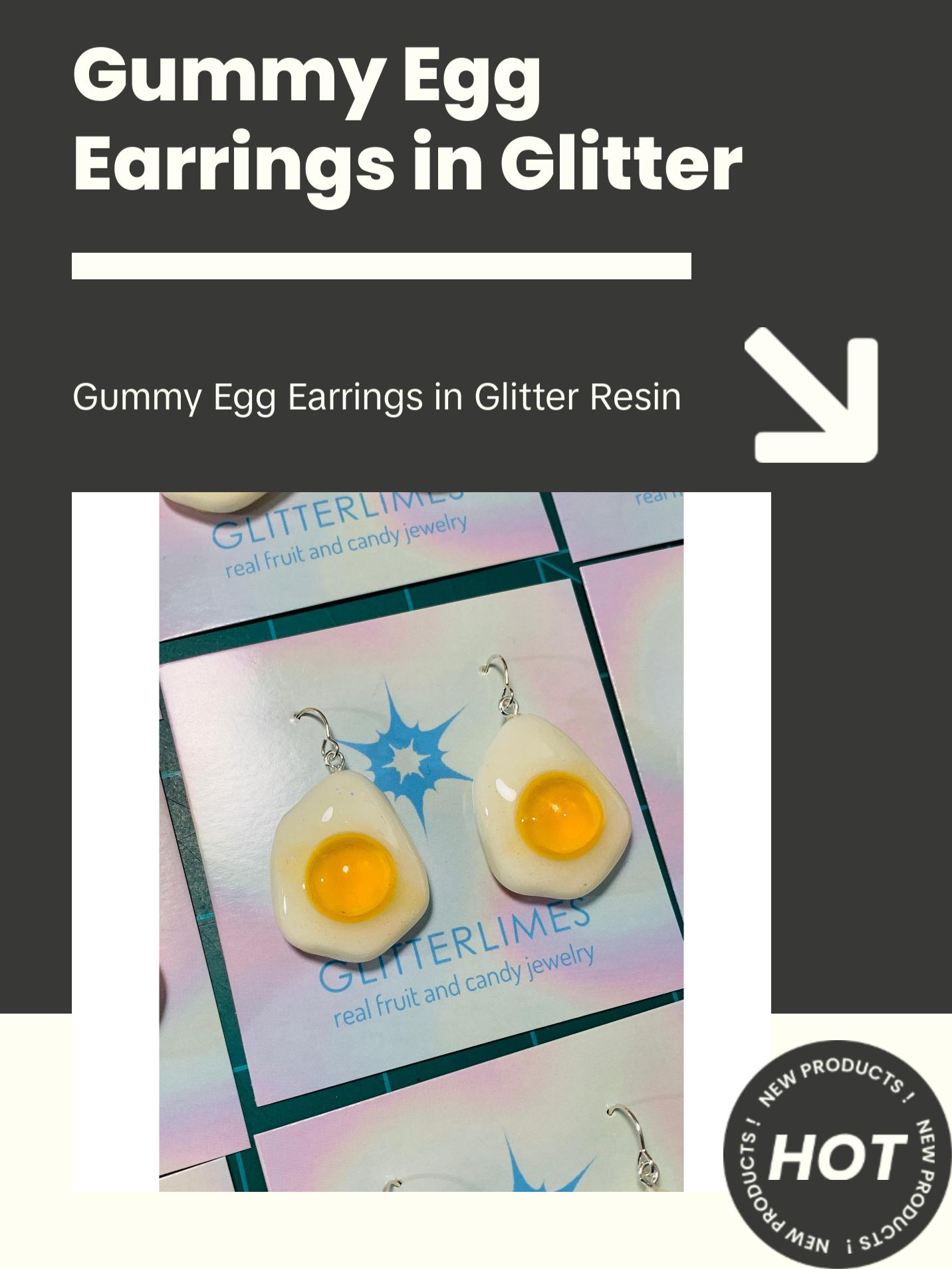 Gummy Egg Earrings