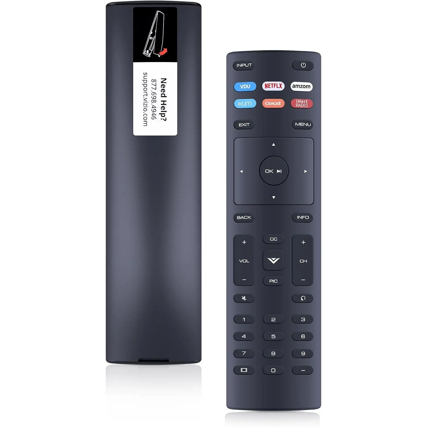 XRT136 New Universal Replace for Vizio Smart TV Remote, for Vizio All LED LCD HD 4K UHD HDR Smart TVs D50x-G9 D65x-G4 D55x-G1 D40f-G9 D43f-F1 D70-F3 V505-G9 D32h-F1 D24h-G9 E70-F3
