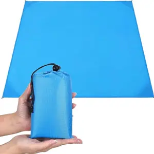 Beach Blanket Waterproof And Sand Proof - Suitable For 4-6 Adults, Large Beach Blanket, Garden Outdoor Camping Blanket, Beach Picnic Mat, Washable Multi-Purpose Picnic Carpet Waterproof Beach Mat, Suitable For Travel, Camping, Hiking, Camping Gear