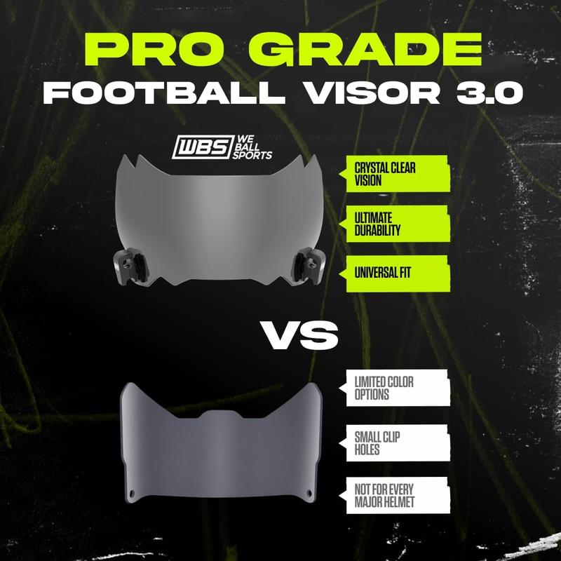 We Ball Sports Football Visor Helmet Lens