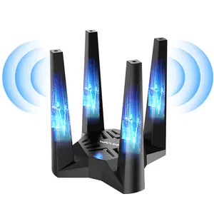 WAVLINK USB WiFi 6 Adapter AX1800M Dual Band 5Ghz 1201Mbps 2.4Ghz 574Mbps MU-MIMO Beamforming WPA3 4x3dBi Antennas Built-in Driver for Windows 11/10