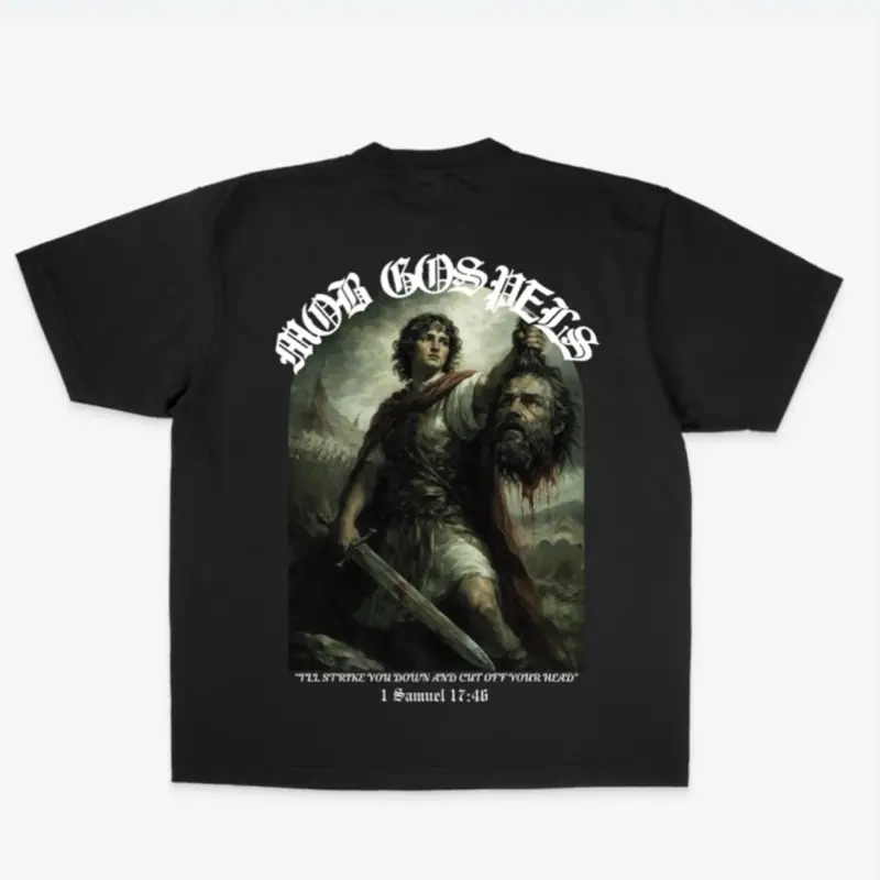 David & Goliath Men's Cotton Casual Short-Sleeve Shirt streetwear