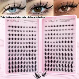 High Capacity False Eyelashes, Single Cluster, DIY Extension, Suitable for Beginners and Professionals, Daily Use, Parties, Travel, Gift, Eyelash Extensions, Beginner Friendly Lashes, Cosmetic False Lashes