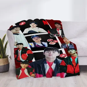 Weak Hero Gray Yeon Flannel Blanket Korean Webtoon Merch Machine Washable Super Soft Warm Plush Throw for Fans Bed Sofa Birthday Gift