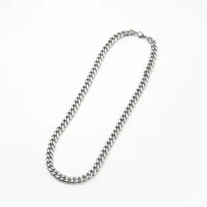 55MM size MAN  Men's Chain Necklace, Sleek Metal Curb Link Collar for Rapper, Punk Street Fashion Jewelry, 1 Count