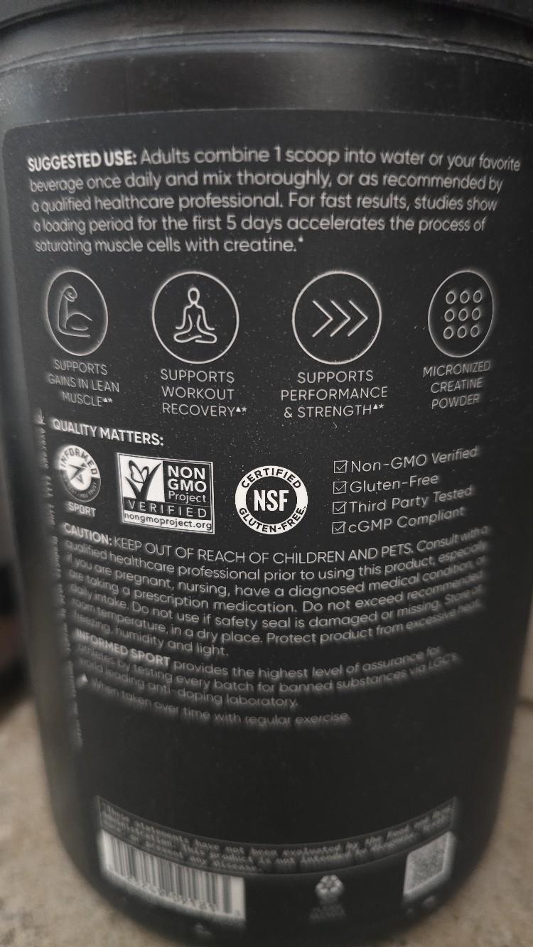 Sports Research Creatine Monohydrate Supplement for Health and Fitness ...