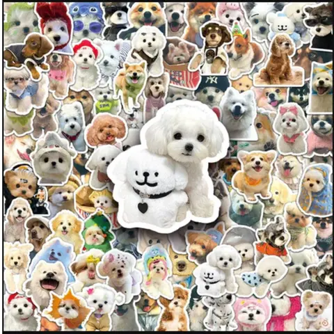 [Random Pack 5] Cute Cat Dog Cartoon Stickers