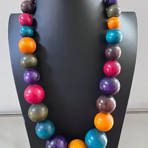 Wooden Necklaces for Women - Natural Wood Material