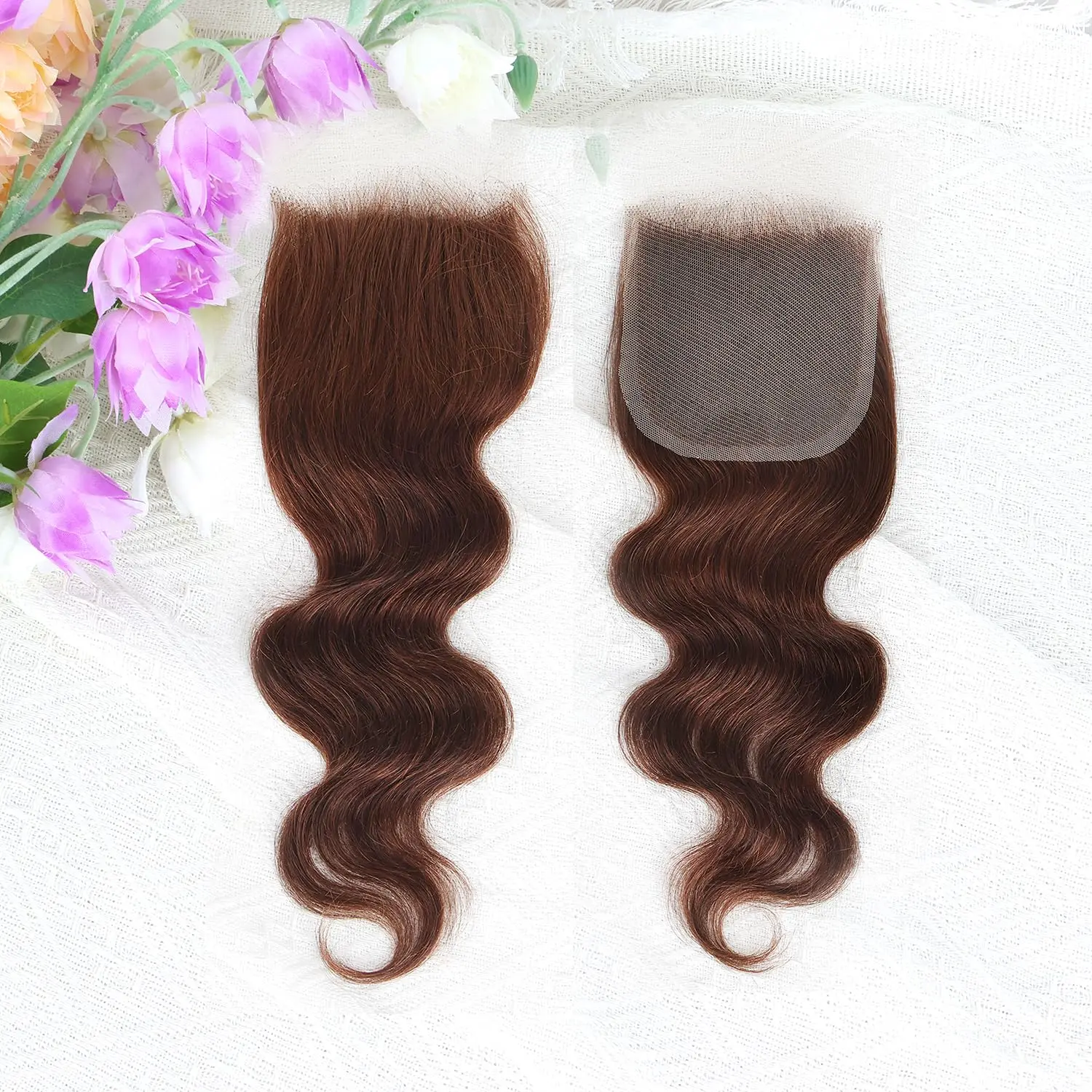 22 Inch Virgin Human Hair Lace Closure Pre Plucked Natural Hairline Amazon.com : 22 Inch Deep Wave Lace Front Wigs Human Hair  main image 3