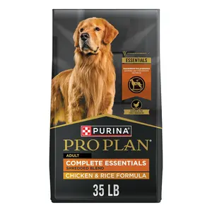 Purina Pro Plan Complete Essentials Shredded Blend Chicken and Rice Dog Food Dry Formula with Probiotics for Dogs