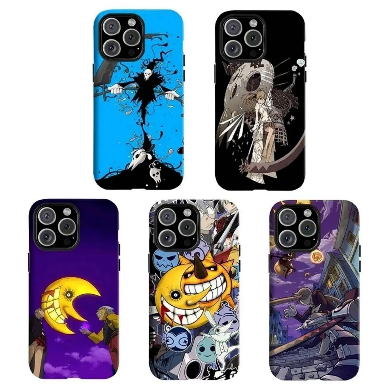 Y-S0ulll Eaterrr Lorrd Deathh Phone Case: The Ultimate Anime Accessory,Having good protective properties,for iPhone 16 15 14 13 12 11 17Pro Max,for Samsung S25 S24 S23 S22 Ultra,Protective Cover,give her/him a gift for Christmas and Th