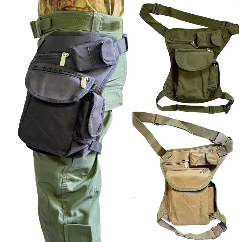 Outdoor Multi-Functional Practical Lightweight Leg Bag, Cycling Waist Pack, Men's Casual Sports Belt Bag, Nylon Material, All Seasons Use