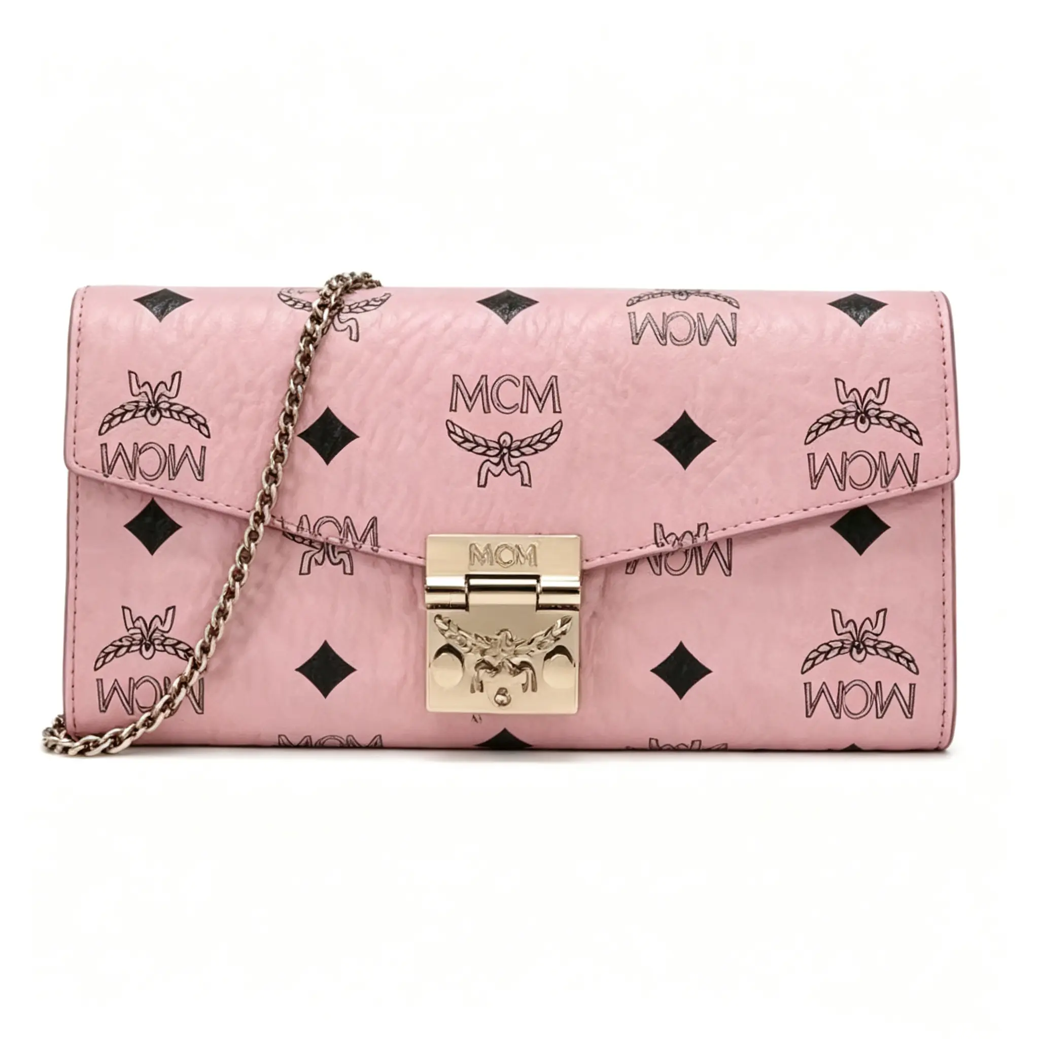 Pre-owned MCM . Crossbody Bags Patricia Visetos Wallet On Chain