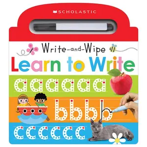 USED-Learn to Write: Scholastic Early Learners (Write and Wipe) by Scholastic (Board book)