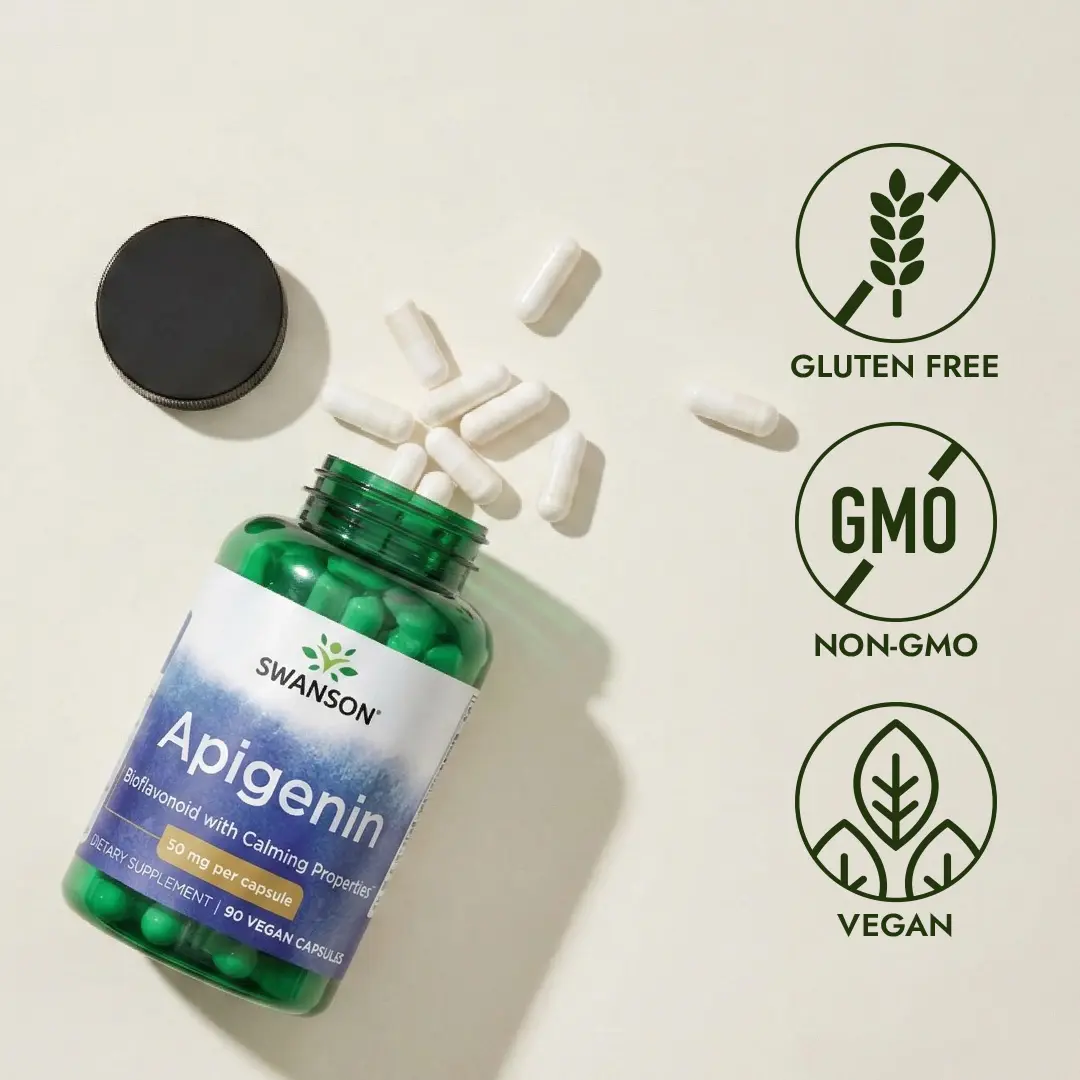 Swanson Apigenin 50 mg 90 Caps