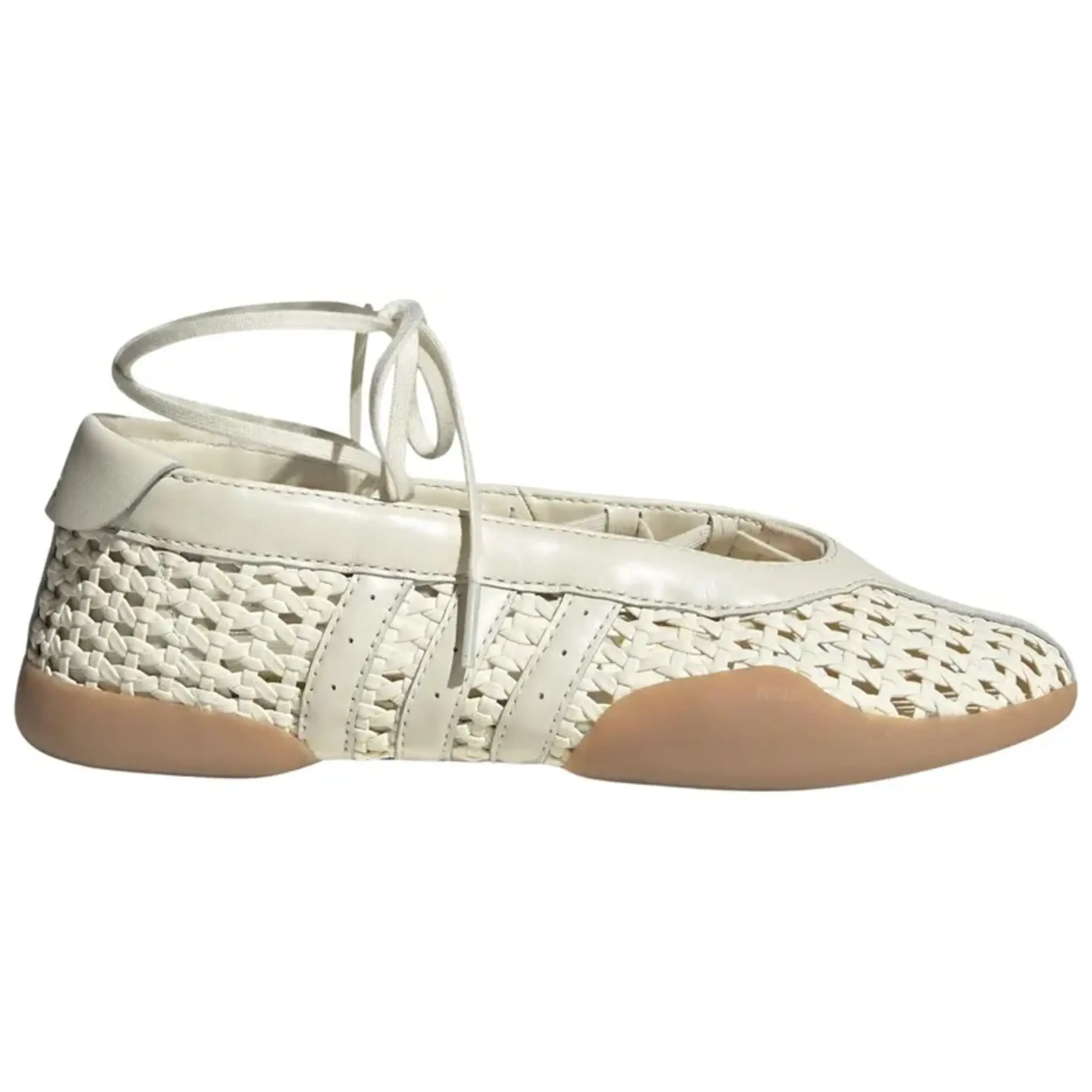 adidas Taekwondo Mei Ballet Basketweave Cream White KI3582 Women's Fashion Shoes New