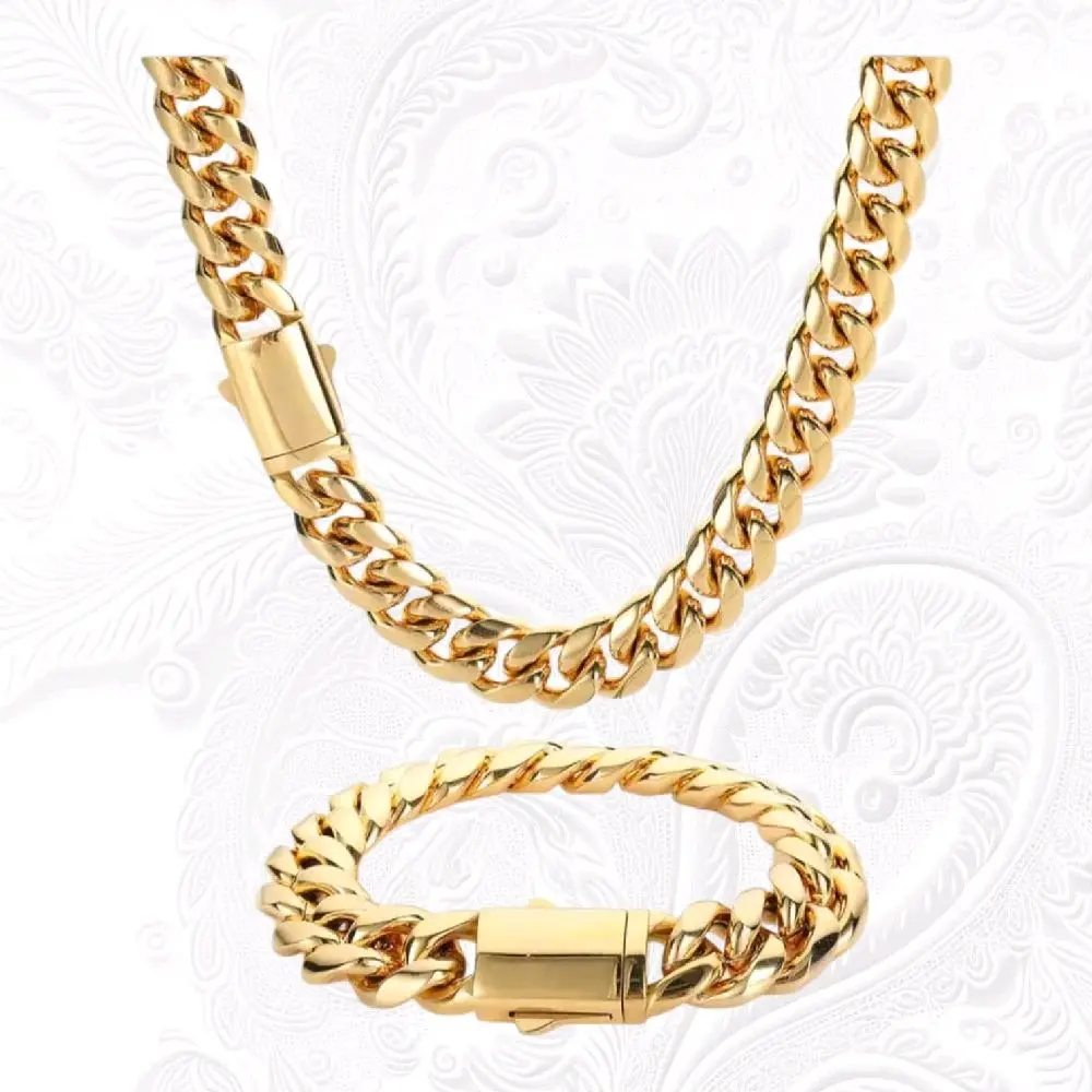 LaYaiBoutique #2191 Monaco set 14k plated stainless steel High Quality